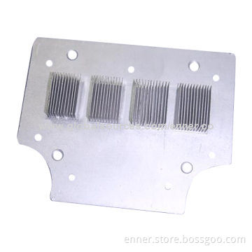 Aluminum Skiving Heat-sink by CNC Machined Parts with RoHS Mark